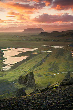 Sunset Over The Plains
