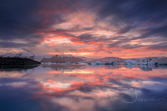 Reflections at Jokulsarlon