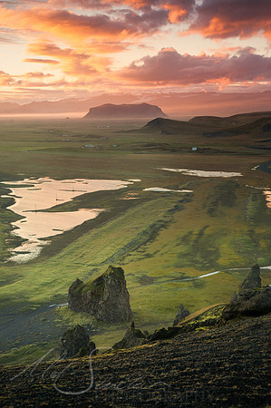 Sunset Over The Plains